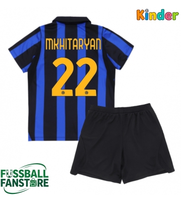 Inter Milan Henrikh Mkhitaryan #22 Replik Heimtrikot Kinder 2026-27 Kurzarm (+ Kurze Hosen)